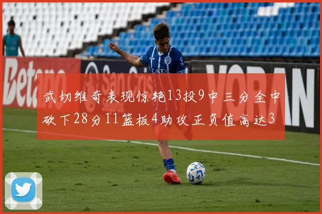 武切维奇表现惊艳13投9中三分全中砍下28分11篮板4助攻正负值高达35
